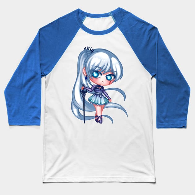 Weiss chibi Baseball T-Shirt by HellaKumii